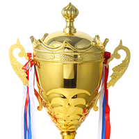 Souvenir de haute qualité grand trophée en métal tasse personnalisé champion d'or métal grand trophée prix compétitions sportives énorme trophée