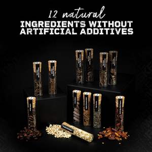 DIBYS Kit de Fabricación de Whisky DIY Regalos Elegantes de Vidrio para los Amantes del Whisky Incluye 12 Cocteleras Botánicas Naturales 4 Receta - Product Image 4