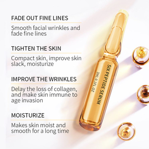 OEM/ODM cuidado de la piel Etiqueta Privada personalizar ampolla suero facial salón de belleza arrugas iluminar antienvejecimiento arrugas suero hexapéptido - Product Image 2