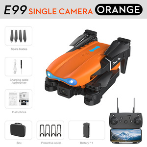 E99 máy bay không người lái máy bay không người lái có thể gập lại RC chụp ảnh trên không Quadcopter, đồ chơi FPV WIFI HD cho người lớn/trẻ em (bán chạy qua biên giới) - Product Image 5