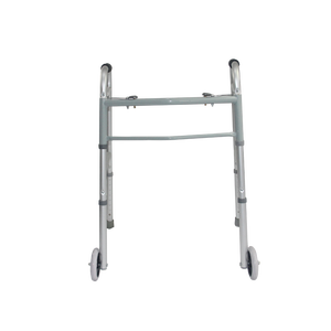 Andador con Ruedas Delanteras de Aluminio, Plegable con Dos Botones para Adultos - Product Image 3