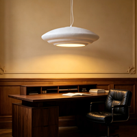 Lámpara Colgante LED Ajustable de Estilo Retro Minimalista para Techo Alto, Dormitorio, Restaurante, Decoración del Hogar