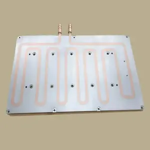 Disipadores de calor 6063 Placa de distribución de refrigeración por agua de aluminio cobre líquido frío Sistema de disipadores de calor para batería de energía