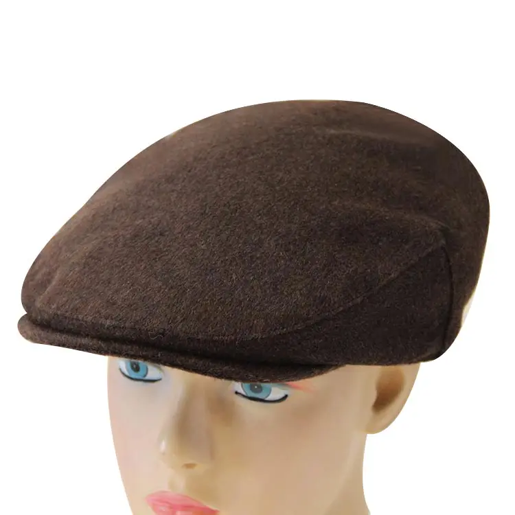 Chapeau de gavroche casquettes été unisexe laine lin chanvre lierre casquettes pour femmes hommes casquette de gavroche à visière