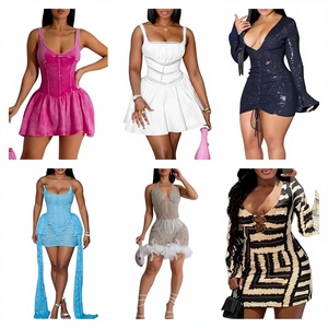 Liquidación de Vestidos Casuales para Mujer, Estilos Variados, Modernos, de Poliéster/Algodón, Verano, Baratos, Venta al Por Mayor, Inventario Surtido - Product Image 1