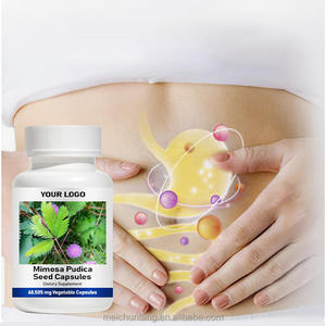 Kräuterergänzung <span class=keywords><strong>Mimosa</strong></span> Pudica Samenkapseln für Erwachsene zur Unterstützung des Darms und der Verdauung mit Immununterstützung 60 Kapseln - Product Image 3