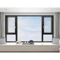 Wooden Color Aluminum Profile Windows and Door Casement Windows