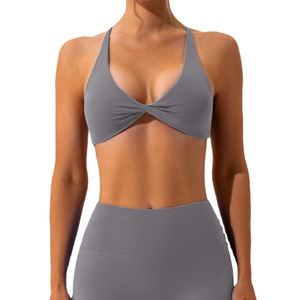Women Cross Back Sports <b>Bra</b> Quick Dry Yoga Running Fitness <b>Bra</b> High Support Workout Top Spandex/Nylon - Product Image 5