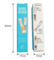 Capsules de saveurs de boisson à bulles manuelles à marque privée, saveurs de cigarettes à bulles, capsules de menthol de qualité alimentaire, logo OEM acceptable, 100 pièces/boîte