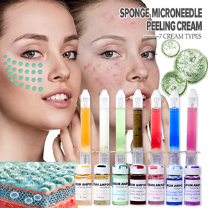 OEM grosir serum Eksfoliasi wajah Spongilla rempah-rempah Bio pelupas Kulit serum Kulit algas spon Spicule Microneedling peel Cream - Product Image 1