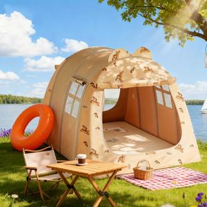 Tienda de Campaña Infantil Pequeña y Suave, Portátil, Plegable, para Interiores y Exteriores, con Mosquitero, Piscina de Pelotas, Tienda de Campaña Emergente para Niños y Niñas - Product Image 3
