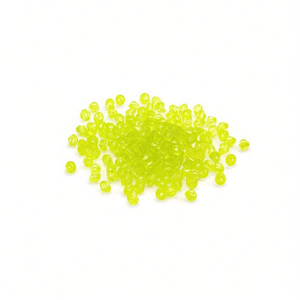 Perline trasparenti gialle da 6 mm, 15g, per la creazione di gioielli - Product Image 2