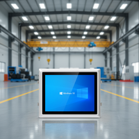 LinNuo - Panel PC Industrial Resistente de 12.1 Pulgadas, Intel Core I3/i5/i7/J1900 de 6.ª a 13.ª Generación, Sin Ventilador, con Clasificación IP65, Almacenamiento de 256 GB, 4G