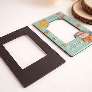 Cadre magnétique personnalisé en acrylique pour affichage, cadre décoratif pour petites cartes, petit cadre photo magnétique souple, autocollant pour réfrigérateur - Product Image 4