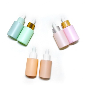 Flacons compte-gouttes en verre pour cosmétiques, huiles essentielles et sérums de luxe, 20ml-60ml, noir mat, rose, vert, boîte personnalisée couleur - Product Image 3