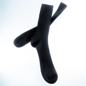 Chaussettes en laine côtelée mi-longues personnalisées, respirantes, élastiques, en laine mérinos, chaussettes de sport pour hommes - Product Image 3