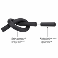 Tube flexible en caoutchouc NBR PVC, matériau d'isolation thermique pour système de conduits HVAC, construction de bâtiments