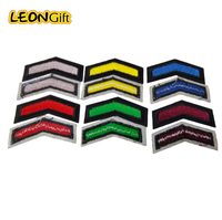 Écusson brodé personnalisable en gros, motif floral à coudre pour vêtements et casquettes, en tissu, avec matériau principal et écusson personnalisé sur mesure
