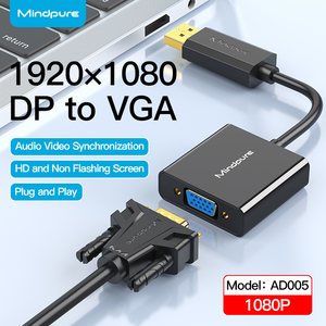 <span class=keywords><strong>Adaptateur</strong></span> convertisseur VGA vers <span class=keywords><strong>HDMI</strong></span> Mindpure 1080P 60Hz avec puce Macro-Silicon MS9288A et alimentation Micro USB 3,5 mm pour ordinateur portable, PC, TV - Product Image 4