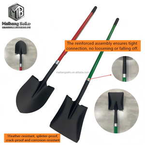 Grattoir de jardin droit en bois avec brosse pour champignons, 34 pouces, et grattoir de jardin droit 26 pouces - Product Image 3