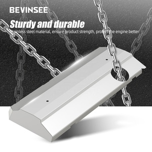 Bouclier thermique de couvercle de soupape de moteurs en acier inoxydable Bevinsee pour <span class=keywords><strong>moteur</strong></span> BMW M52TU M54 série 3 5 E46 E39 E53 E60 E61 Z4 E85 E83 E36 - Product Image 3