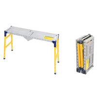 Tabouret pliant à support unique, échelle d'échafaudage pliable réglable, marchepied de construction portable