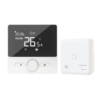 Termostato Opentherm con control remoto WIFI de diseño moderno, material ABS y PC para piezas de calefacción de suelo de apartamento
