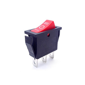 Interruptor Basculante Pequeño de Tres Posiciones (Encendido-Apagado-Encendido) de 3 Pines, 6A, 250V, Kcd1-101, 21*15mm - Product Image 5