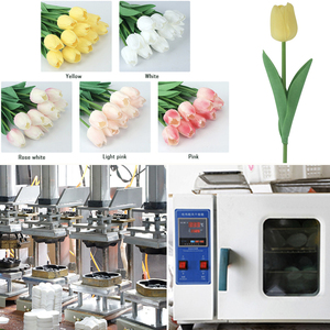 Artificial <strong>Tulip</strong> Decorative Flower Bouquet Arrangement Real Touch Plant Wedding Party Event <strong>Table</strong> Centerpiece Home Garden - Product Image 5