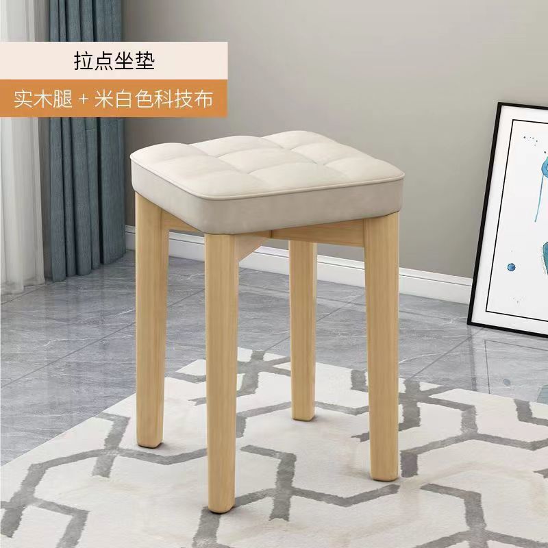 Original wood nine-square grid beige technical cloth