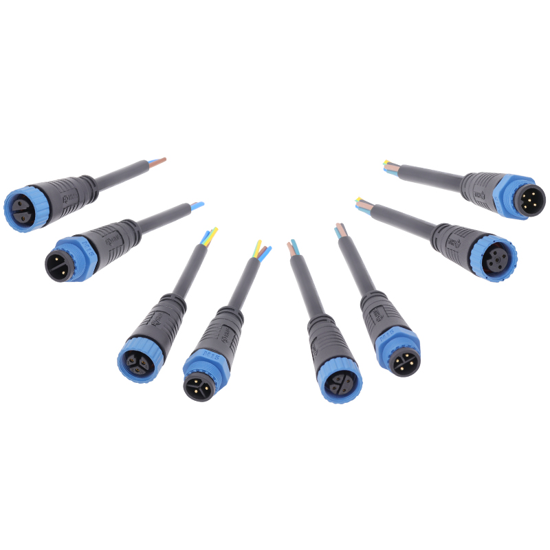 AOHUA прожектор силовой кабель Водонепроницаемый 4 pin Мужской Женский Разъем для использования вне помещений