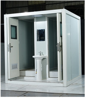 Toilettes portables pour applications extérieures Chantiers de construction Parcs Appartements Ateliers Hôpitaux-Panneau sandwich durable