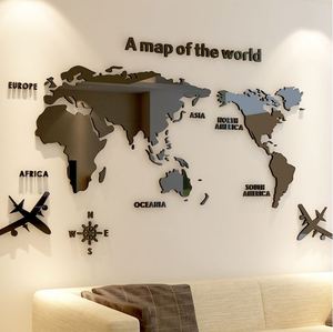 Papel Tapiz Creativo para Pared de Fondo de Hogar, Acrílico 3D Estéreo, Papel Tapiz para Sala de Estar, Fondo de TV, Mapa del Mundo - Product Image 3