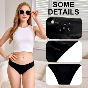 Braguita Menstrual Invisible de 4 Capas - Cómoda Durante la Menstruación, Braguita de Baño Estilo Bikini para Mujer - Product Image 3