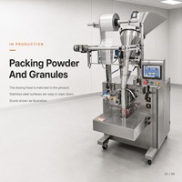 Machine d'emballage verticale de poudre avec remplisseur à vis sans fin pour l'emballage de poudre dans les sachets en aluminium, pour usine et atelier