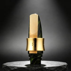 Ligature en métal Grez Alto Sax Power Ring pour embouchure en caoutchouc dur, améliore le son et la projection du saxophone, vibration libre du roseau - Product Image 5