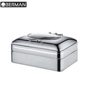 Yiwu Đồ Dùng Nhà Bếp Nhà Máy Nóng Và Lạnh Chafing Món Ăn Phục Vụ Đồ Dùng Vàng shaffing Món Ăn Quảng Đông Thực Phẩm Ấm Hơn Tự Chọn Máy Chủ - Product Image 5