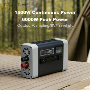 Inversor de Corriente de Onda Sinusoidal Modificada de 1500W 24V a 220V CA con Pantalla LCD para Uso Industrial y Automotriz F62015M-B-X - Product Image 1