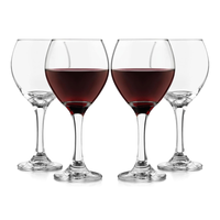 Sans plomb 13.5oz lave-vaisselle clair à longue tige rouge blanc vin Champagne verres gobelets pour anniversaire de mariage