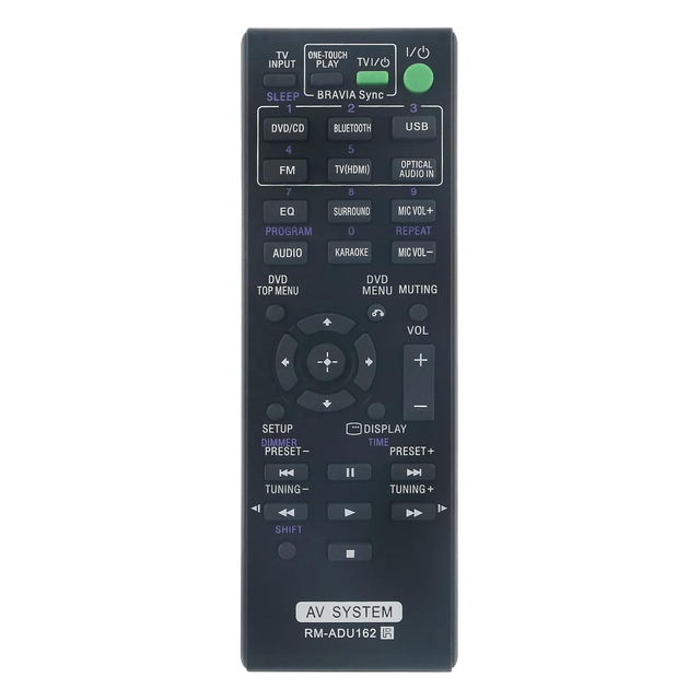 New Replacement Remote Control RM-ADU162 Use for Sony DVD Home Theater AV System DAV-TZ140 HBD-DZ170 SS-WS123 WW-TS124 SS-TS123