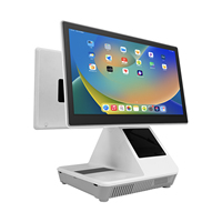 Sistema de Punto de Venta Todo en Uno de Alto Rendimiento con Pantalla Táctil Dual de 13.3 Pulgadas 1920x1080, Intel Core I5 de 7ª Generación, Windows 10