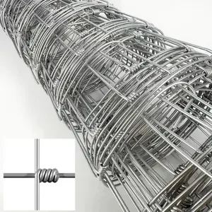 Regang tinggi kawat tenun galvanis gulung pagar bidang untuk kambing, babi, sapi domba, pagar kawat pertanian pagar kuda - Product Image 6