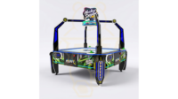 Table de hockey d'arcade commerciale pour 2 à 4 joueurs avec interaction matricielle et effets LED