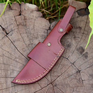 Vintage Style Leather Knife Sheath Handmade Durable <b>Belt</b> Pouch for Outdoor Handcrafted Genuine Leather Knife Sheath For Sale - Product Image 2