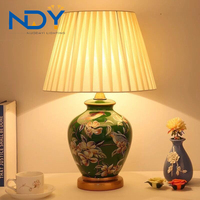 Europe du nord Ins lumière luxe chambre moderne support étude lampe de bureau lampe de table en céramique