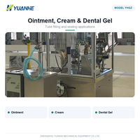 Machine de remplissage et de scellage automatique rotative pour tubes souples d'huiles essentielles et de produits pour animaux de compagnie