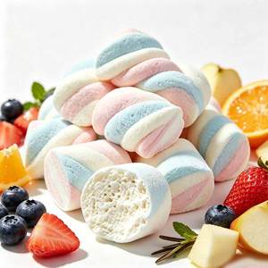 BESTAR Marshmallow Liofilizzato Gusto Frutta Mista Croccante e Leggero a Spirale Arcobaleno, Caramella Morbida e Dolce per la Pausa Tè in Ufficio - Product Image 6