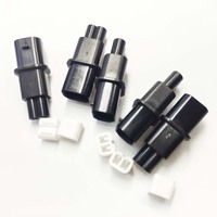 Đầu nối điện ô tô chống nước Bộ dây điện ô tô Bộ phích cắm 2 chân đực và cái cho xe cộ