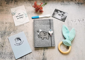 Funda de libro de fieltro con diseños bordados, cubierta de pasaporte <span class=keywords><strong>para</strong></span> <span class=keywords><strong>madres</strong></span>, nuevo diseño, 2022 - Product Image 5