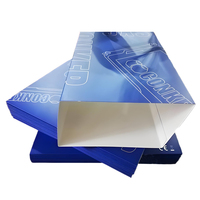 Emballage en papier kraft personnalisé avec logo pour vêtements et chaussettes, vente en gros